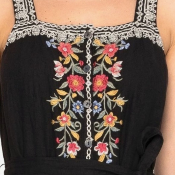 EUC Johnny Was Hazelton Cropped Jumpsuit. Small - Picture 4 of 4